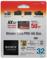 Карта памяти Sony Memory Stick PRO-HG DUO 32GB